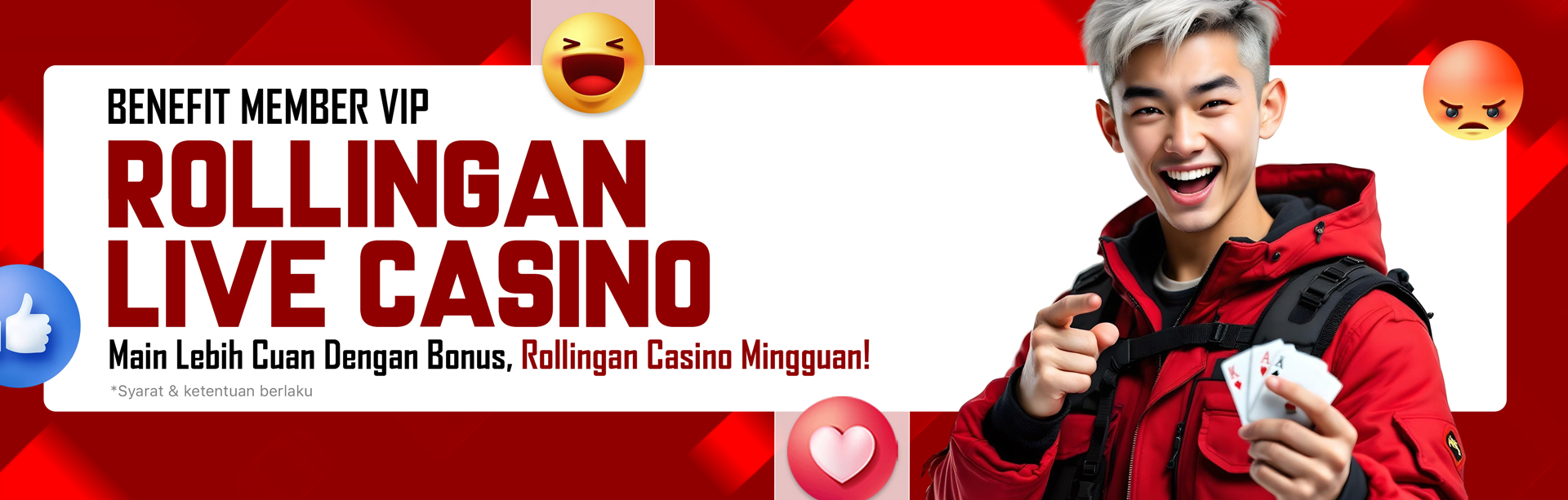 MEMBER VIP ROLLINGAN CASINO MINGGUAN