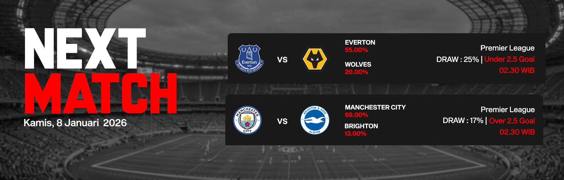 JADWAL BOLA 08 JANUARI 2026