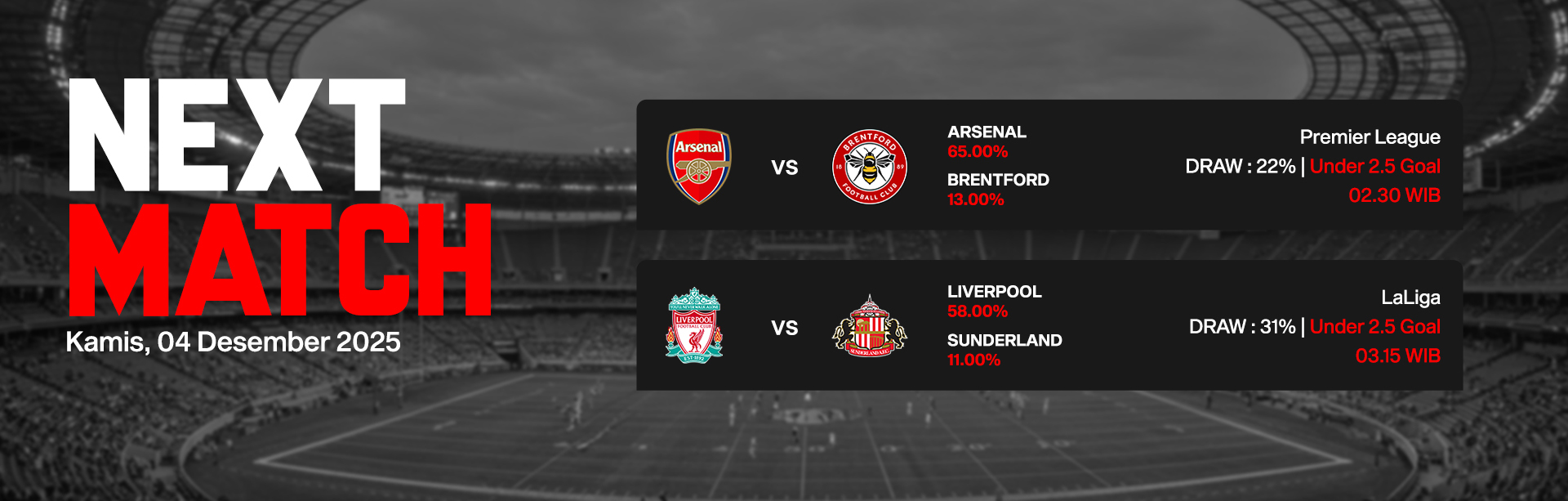 JADWAL BOLA 04 DESEMBER 2025