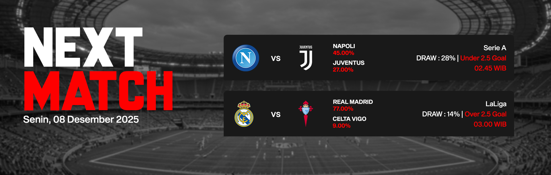 JADWAL BOLA 08 DESEMBER 2025