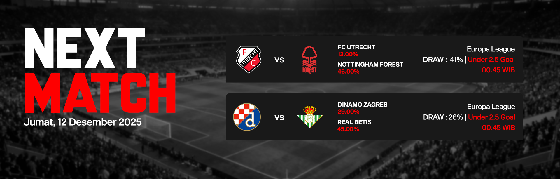 JADWAL BOLA 12 DESEMBER 2025