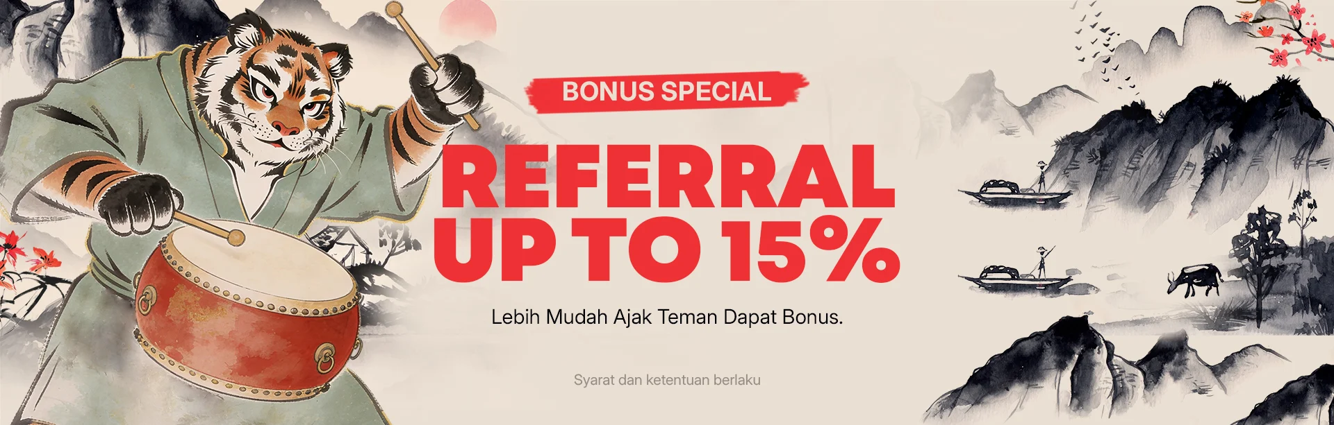 REFFERAL UP TO 15%