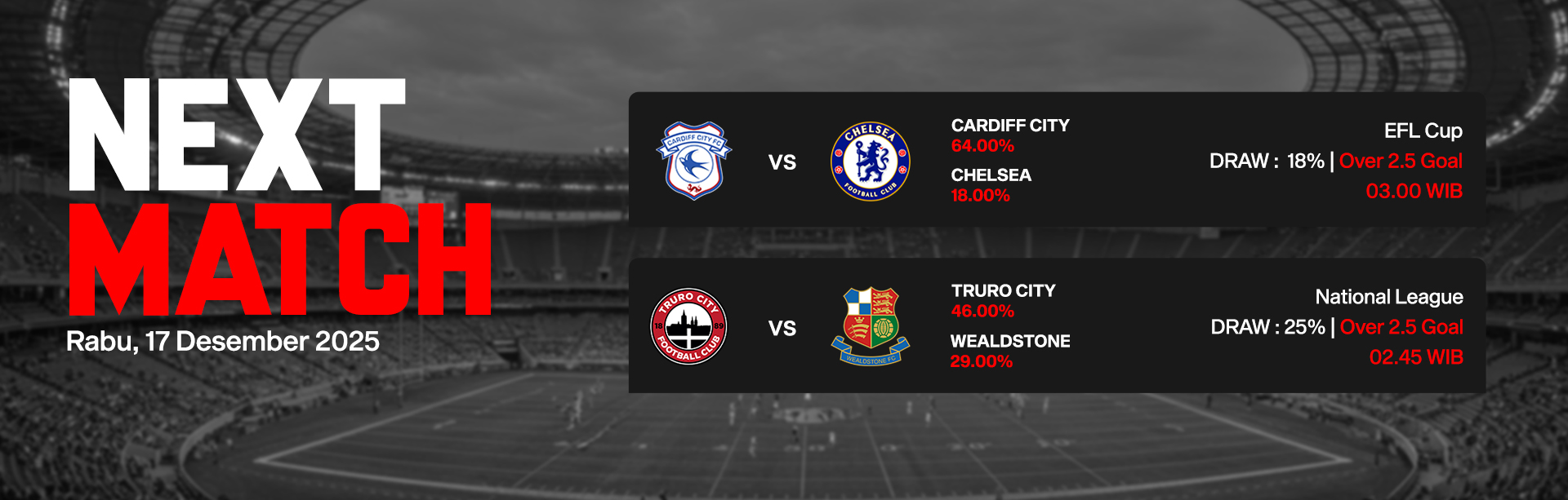 JADWAL BOLA 17 DESEMBER 2025