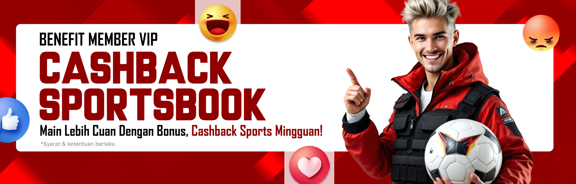 MEMBER VIP CASHBACK SPORT MINGGUAN