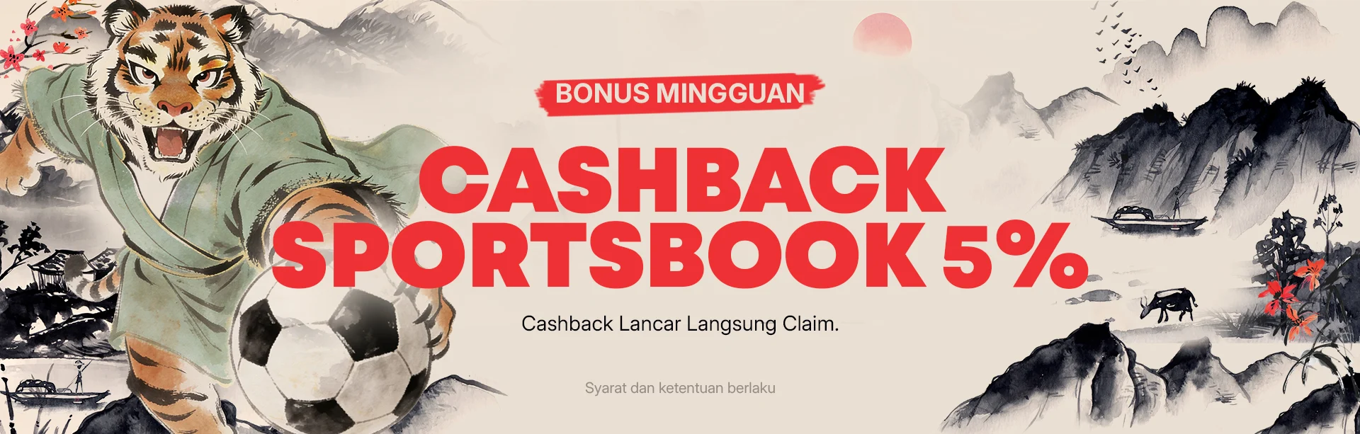 CASHBACK 5% SPORTBOOK