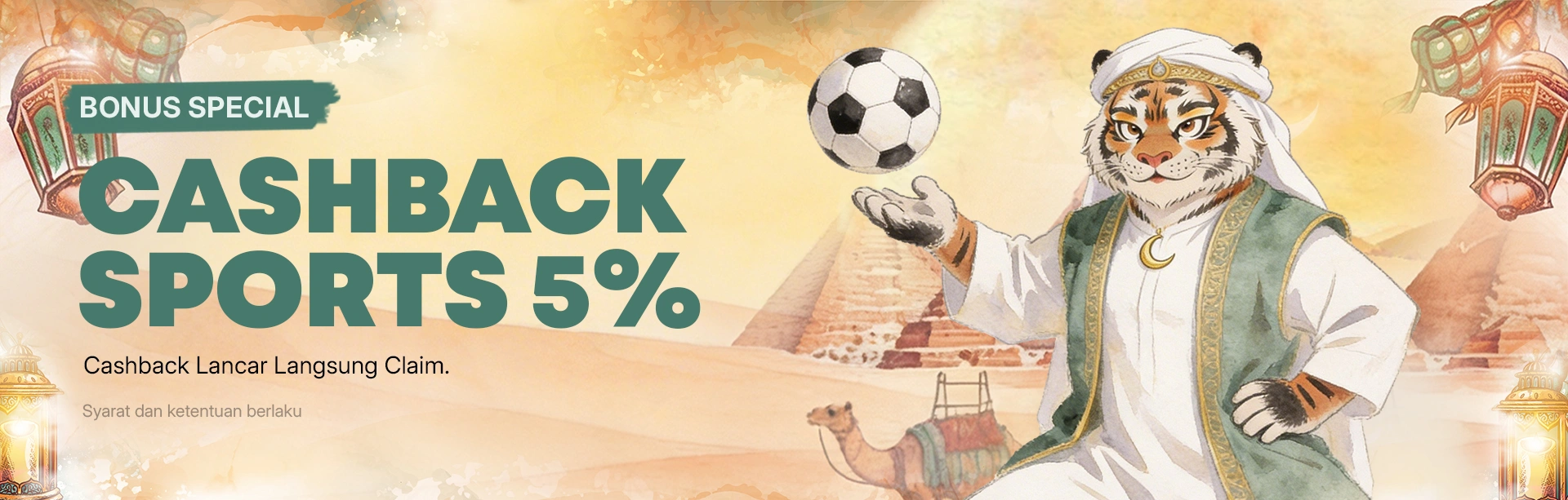 CASHBACK 5% SPORTBOOK