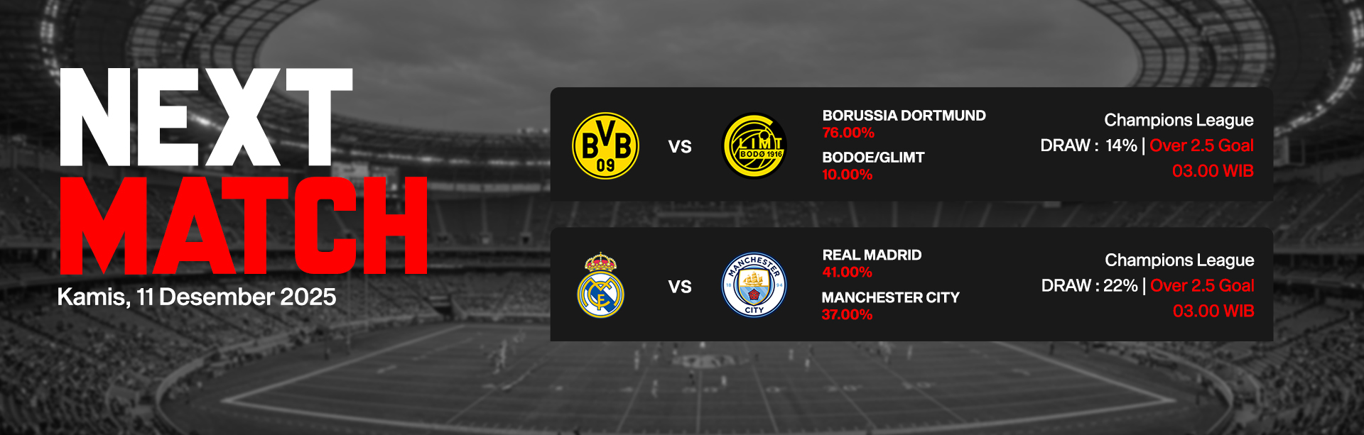 JADWAL BOLA 11 DESEMBER 2025