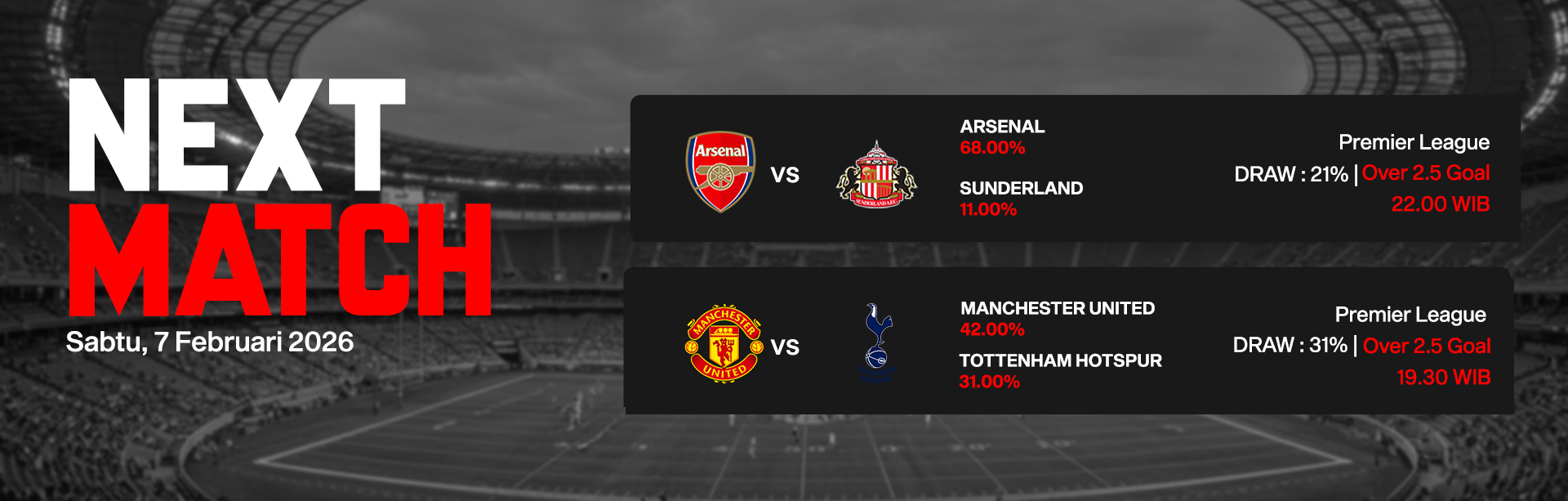 JADWAL BOLA 07 FEBRUARI 2026