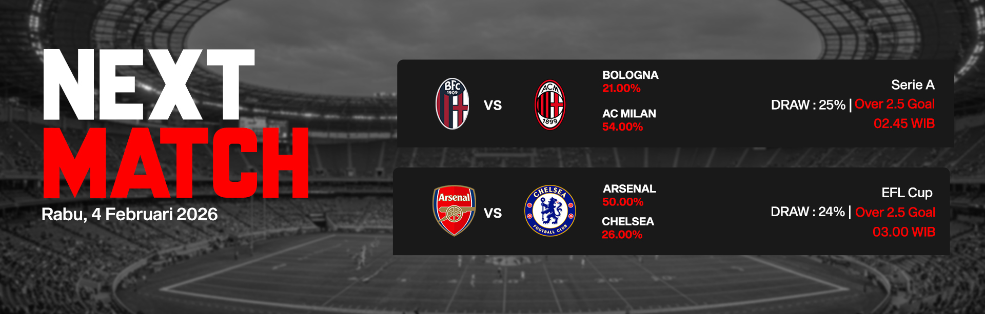 JADWAL BOLA 04 FEBRUARI 2026