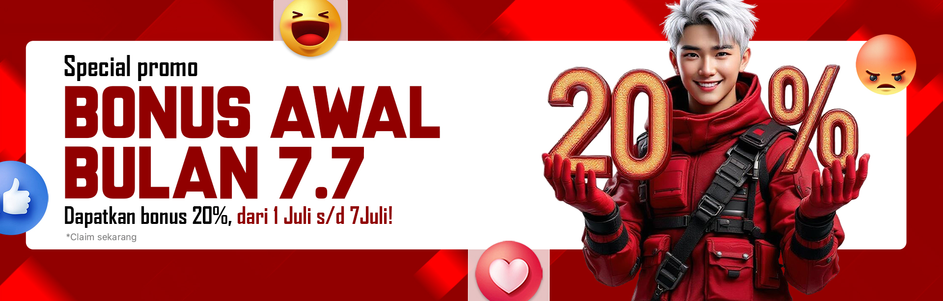 BONUS 7.7 AWAL BULAN