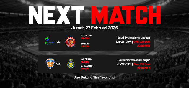 JADWAL BOLA 27 FEBRUARI 2026