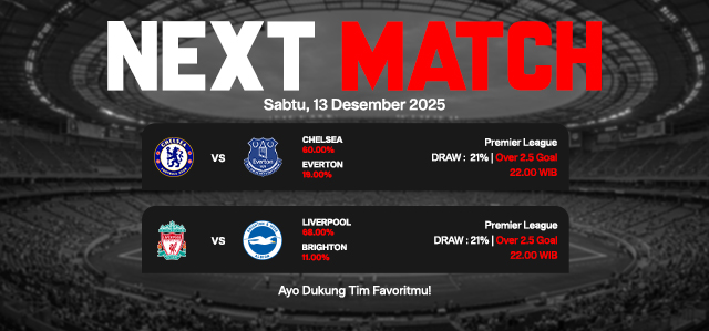 JADWAL BOLA 13 DESEMBER 2025