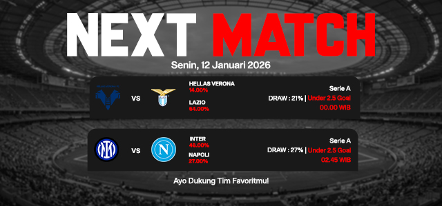 JADWAL BOLA 12 JANUARI 2026