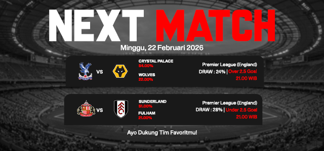 JADWAL BOLA 22 FEBRUARI 2026
