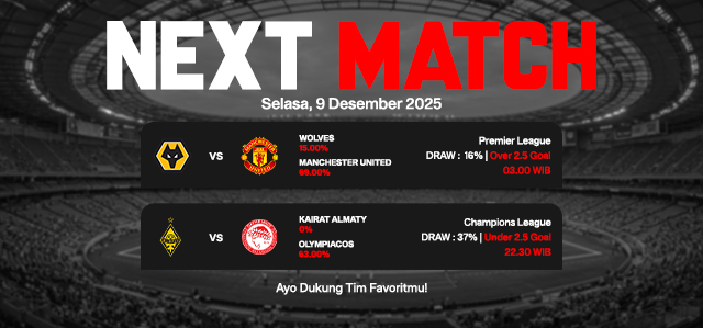 JADWAL BOLA 09 DESEMBER 2025