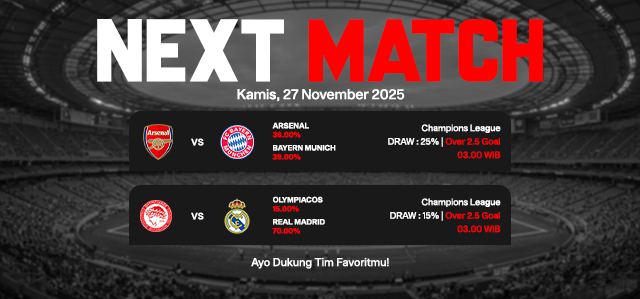 JADWAL BOLA 27 NOVEMBER 2025