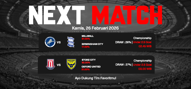 JADWAL BOLA 26 FEBRUARI 2026