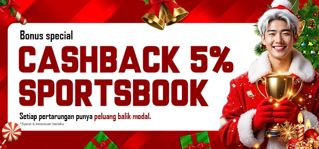 CASHBACK 5% SPORTBOOK
