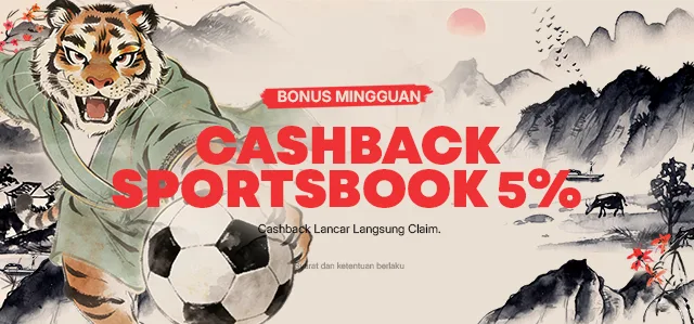 CASHBACK 5% SPORTBOOK