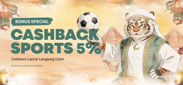 CASHBACK 5% SPORTBOOK