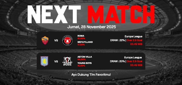 JADWAL BOLA 28 NOVEMBER 2025