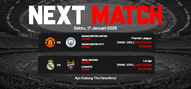 JADWAL BOLA 17 JANUARI 2026