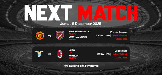 JADWAL BOLA 05 DESEMBER 2025
