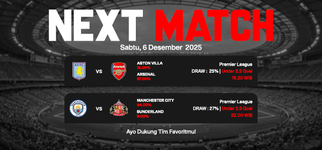 JADWAL BOLA 06 DESEMBER 2025