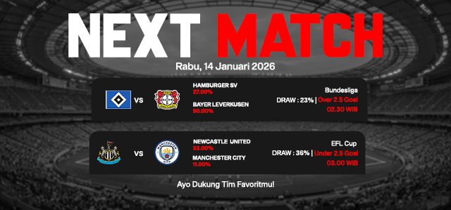 JADWAL BOLA 14 JANUARI 2026