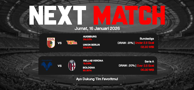 JADWAL BOLA 16 JANUARI 2026