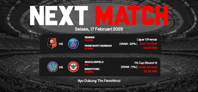 JADWAL BOLA 17 FEBRUARI 2026