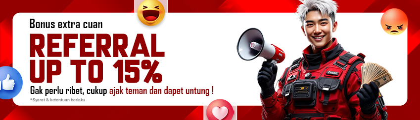 BONUS EXTRA CUAN REFERRAL UP TO 15%