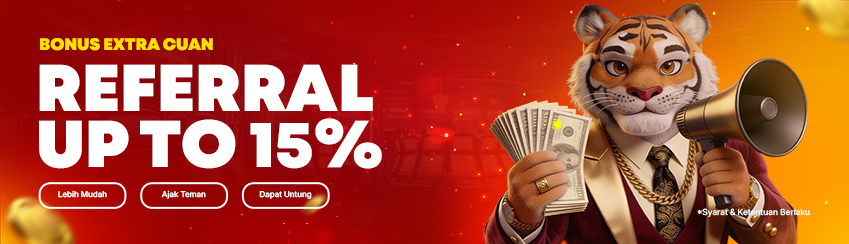 BONUS EXTRA CUAN REFERRAL UP TO 15%