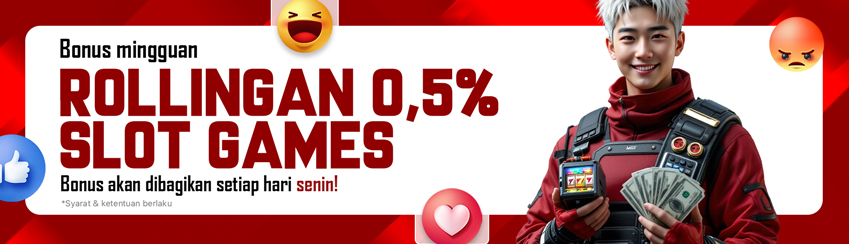 ROLLINGAN SLOT UP TO 0.5%