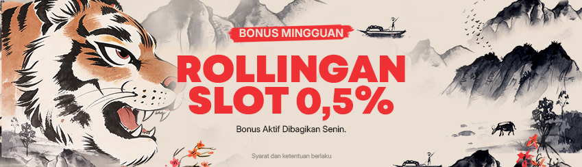 ROLLINGAN SLOT UP TO 0.5%