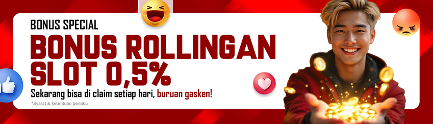 ROLLINGAN SLOT HARIAN 0.5%
