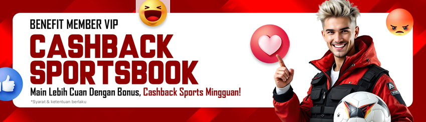 CASHBACK SPORT MINGGUAN MEMBER VIP