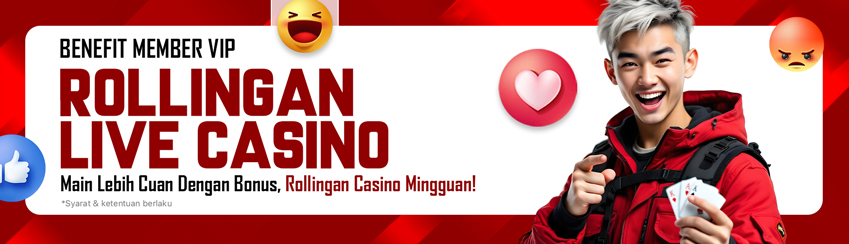 ROLLINGAN CASINO MINGGUAN MEMBER VIP 