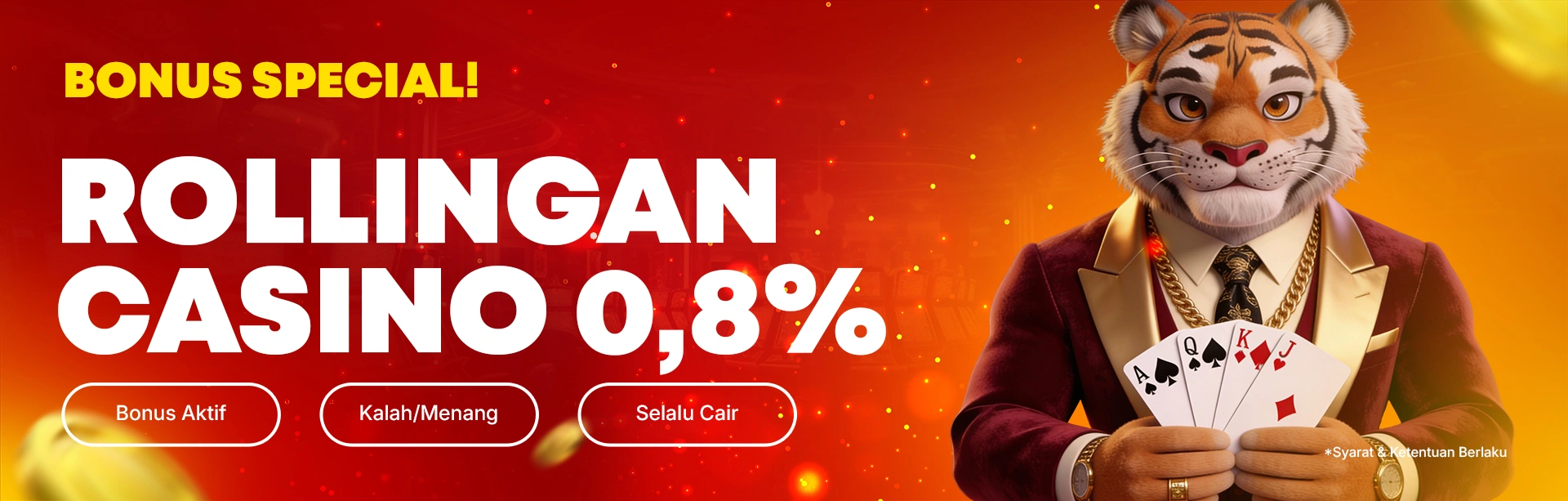 ROLLINGAN CASINO 0.8%