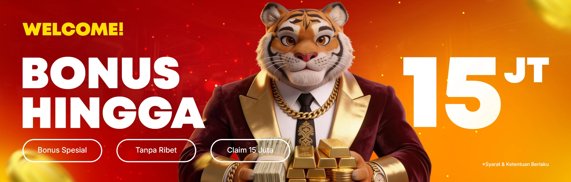 WELCOME BONUS TERBAIK!