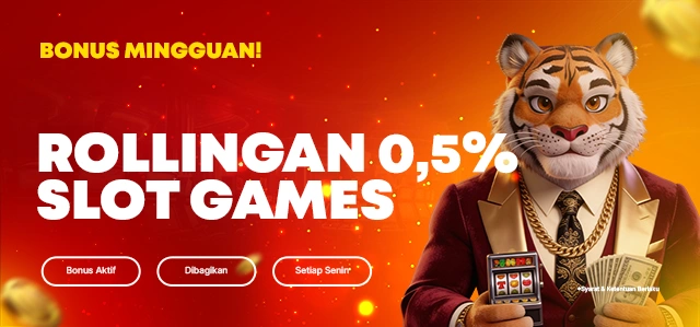 ROLLINGAN SLOT HARIAN & MINGGUAN 0.5%