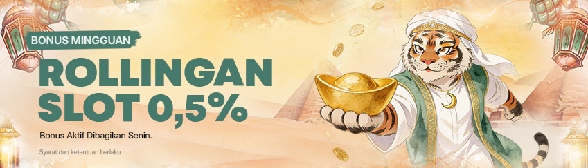 ROLLINGAN SLOT UP TO 0.5%