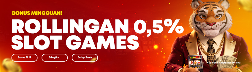 ROLLINGAN SLOT UP TO 0.5%