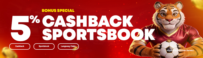 CASHBACK SPORT MINGGUAN 5%