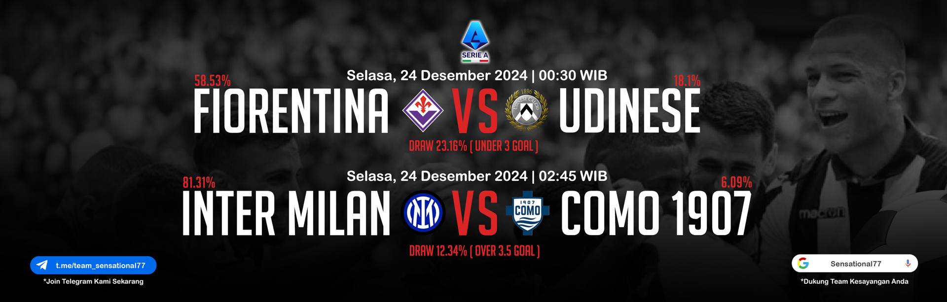 FIORENTINA VS UDINESE